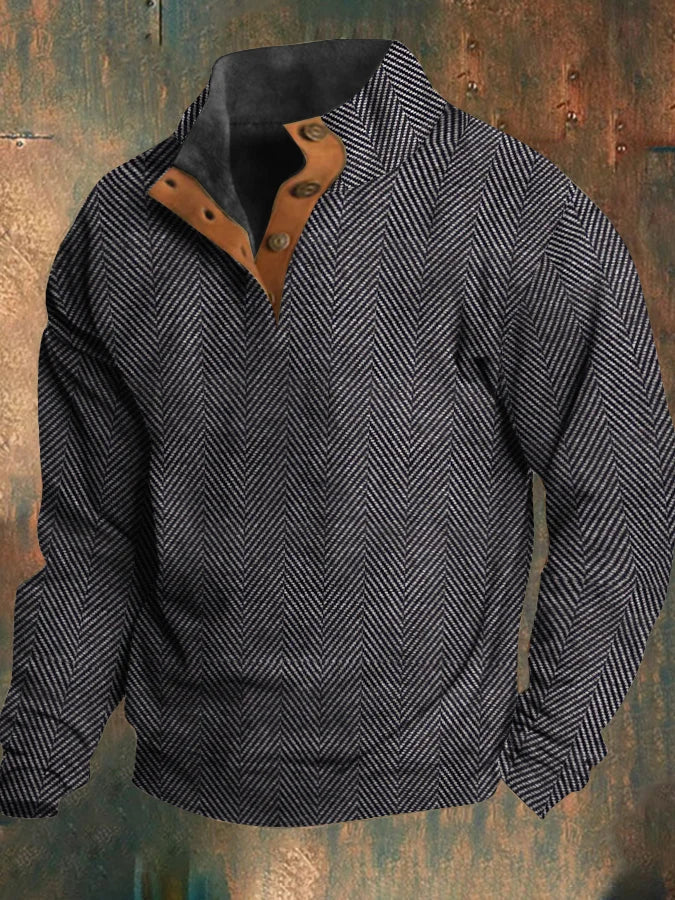 Anthonie™ | Vintage Sweatshirt - met kraag